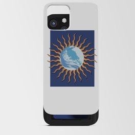 BLUE Earth Sun iPhone Card Case