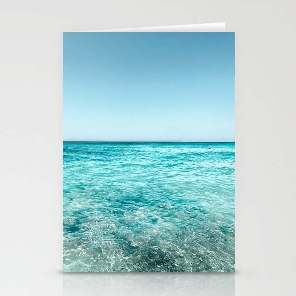 Crystal Clear Blue Ocean Stationery Cards