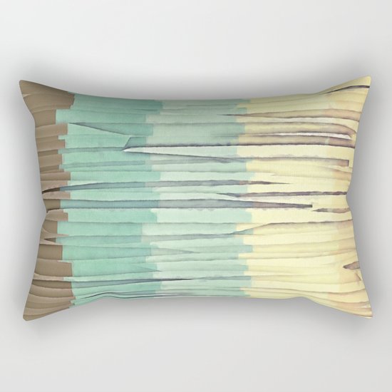 Shreds of Color 2 Rectangular Pillow