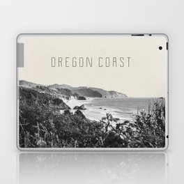 Oreogn Coast Views B&W Laptop Skin