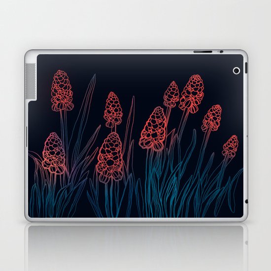 Hyacinths in the night Laptop & iPad Skin