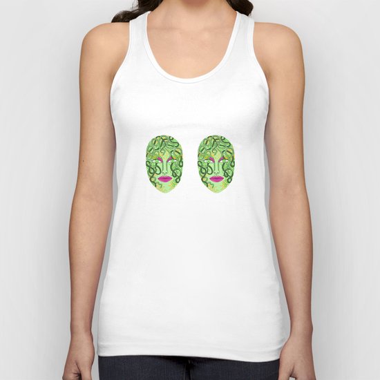 green visage Unisex Tank Top