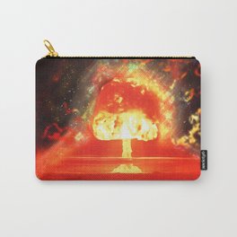 Famous humourous quotes series: Atomic mushroom explosion  Carry-All Pouch