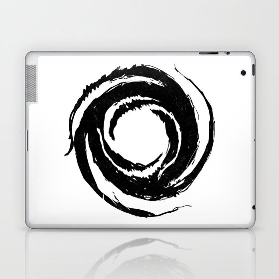 Apostate Symbol-Black-Chaotic Laptop & iPad Skin