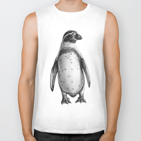 Peruvian Penguin sketch SK095 Biker Tank