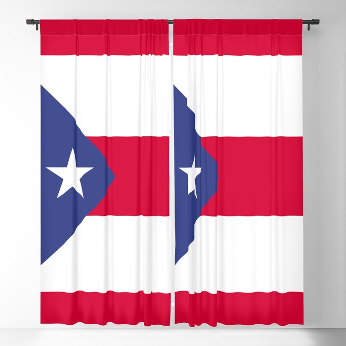 Puerto Rico flag emblem Blackout Curtain