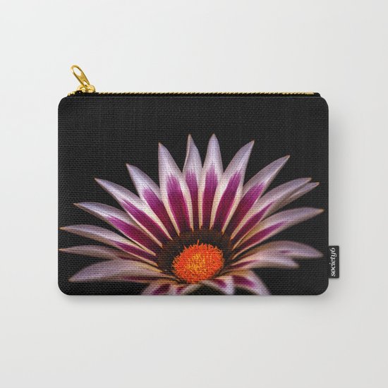 Big Kiss White Flame Flower Carry-All Pouch