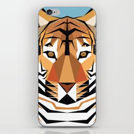 Tiger Geometric  iPhone Skin