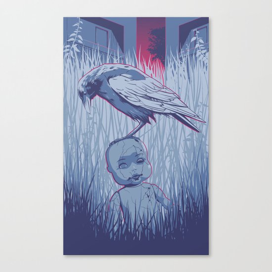 Back Garden Canvas Print