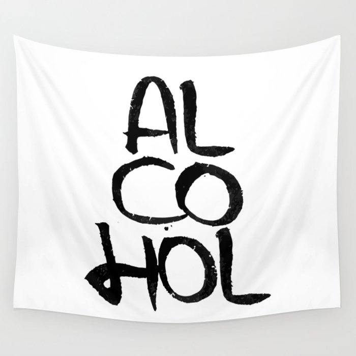 Alcohol tapestry on sale