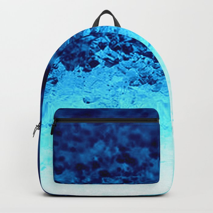 Blue ombre backpack sales