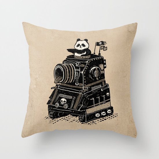 Panda Throw Pillow
