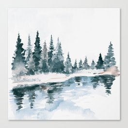 Mountain River Canvas Print