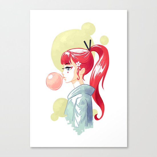 Bubblegum Canvas Print