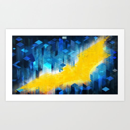 Dark Knight Rises Art Print