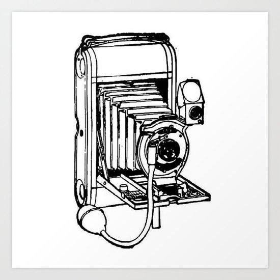Camera. Art Print