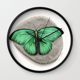 Mito Awareness Butterfly Wall Clock