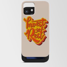 Invest In Rest - Retro Type iPhone Card Case