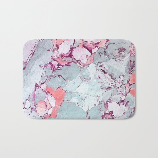Marble Art V13 #society6 #pattern #decor #home #lifestyle Bath Mat
