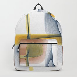 city life-abstract art Backpack