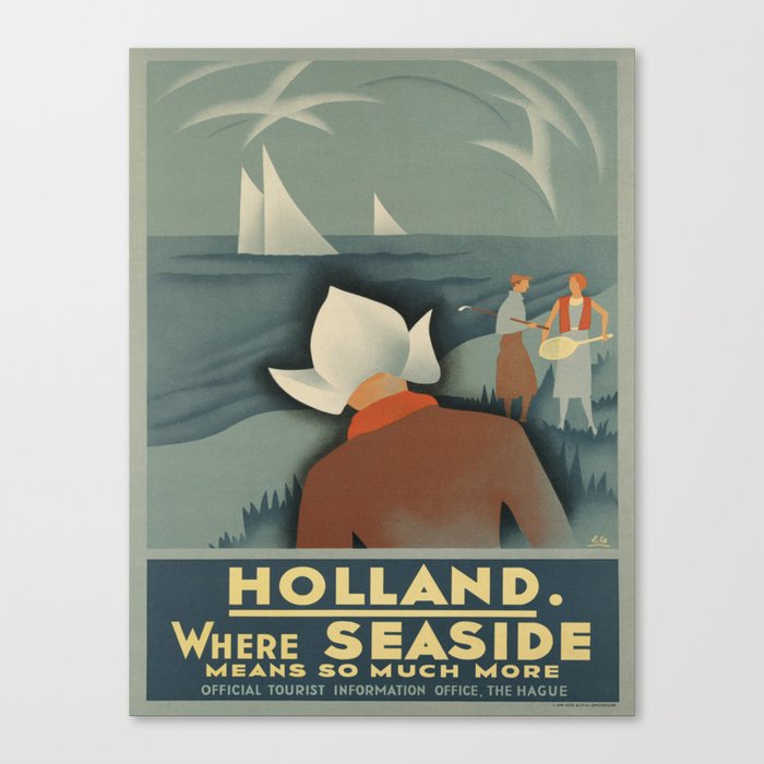 Vintage poster - Holland Canvas Print