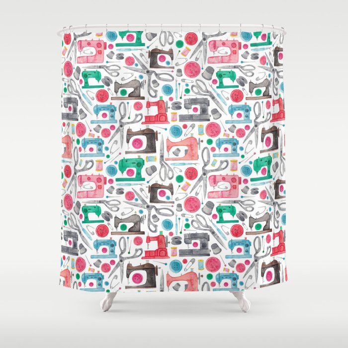 Sewing Pattern. Shower Curtain