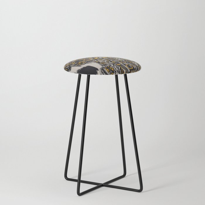 Abstract stone tablet Counter Stool