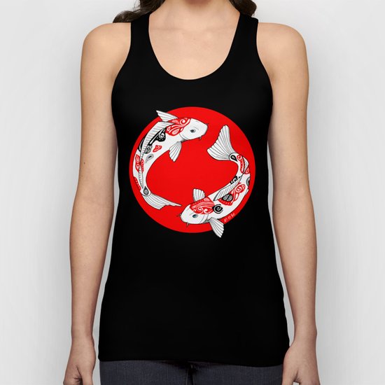 Japanese Kois Unisex Tank Top