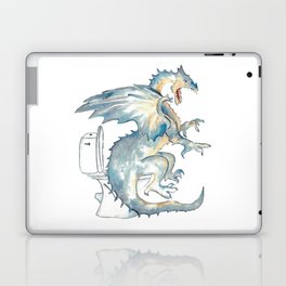 Dragon toilet Painting Wall Poster Watercolor Laptop Skin