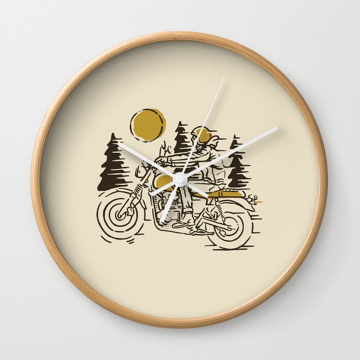 Classic Biker Wall Clock