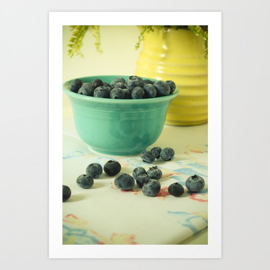Blueberries Art Print