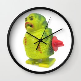 Wind-up Plastic Monster Wall Clock