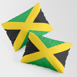Jamaican flag, flag of Jamaica Pillow Sham | Graphicdesign, Jamaican, National, Flag, Jamaica 