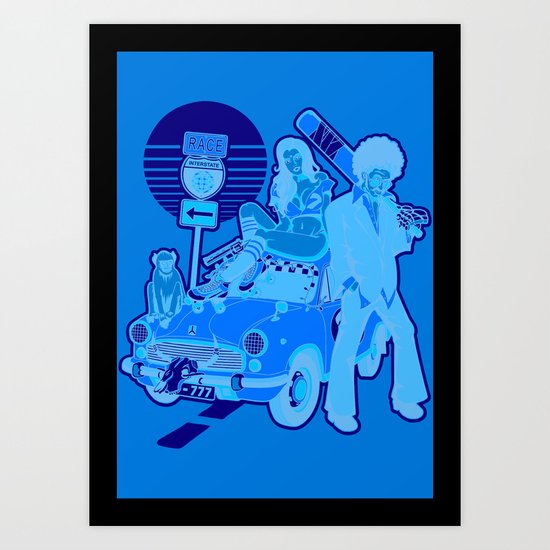 The Run Art Print