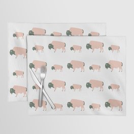 Bison And Baby (Graze) Placemat