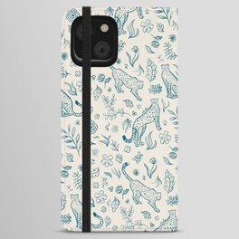 Cheetahs and Plants  iPhone Wallet Case