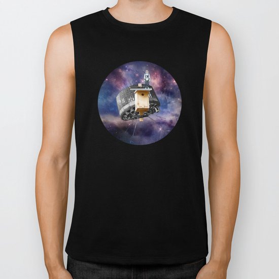 Space Bird Biker Tank