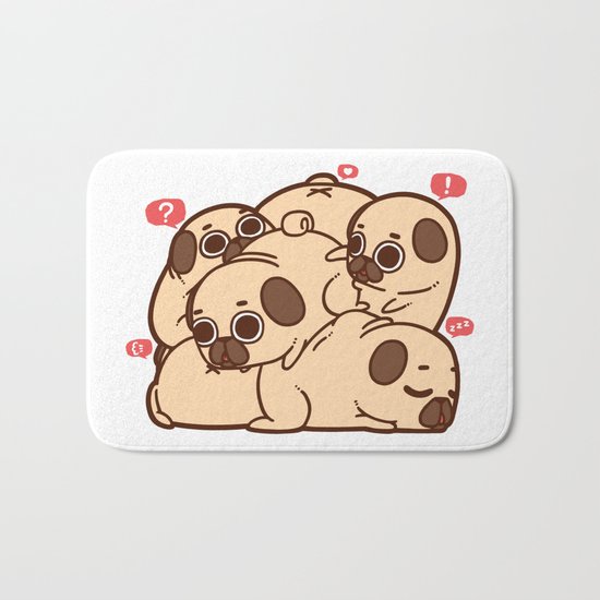 Puglie Grumblie Bath Mat