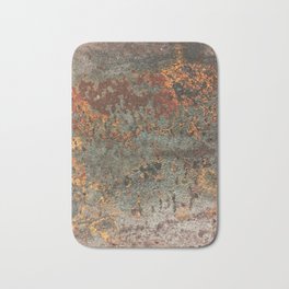 Rust Bath Mat | Textured, Rough, Corrupt, Iron, Decay, Coarse, Oxidized, Detail, Texture, Blight 