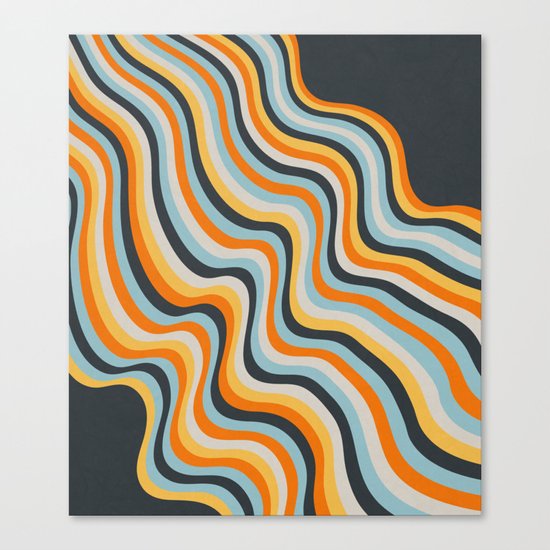 Dancing Lines Canvas Print