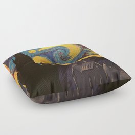 Dashed Landscape Floor Pillow