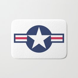 US Air-force plane roundel Bath Mat | Navy, United, Shield, Army, Naval, Star, Air, Graphicdesign, Usa, Usaf 