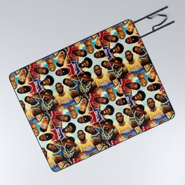 basketball pattern Picnic Blanket