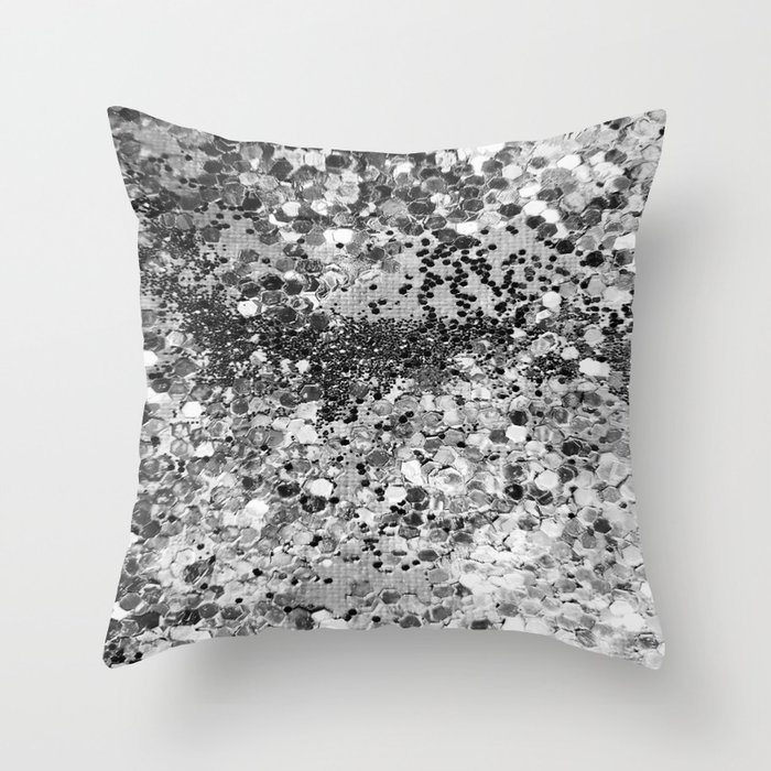 glitter photo pillow