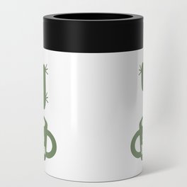 Free hugs cactus silhouette Can Cooler