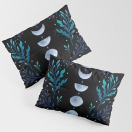 Moonlight Garden - Blue Pillow Sham
