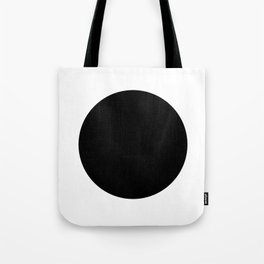 Black circle Tote Bag