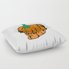 Pumpkin Skull  Floor Pillow