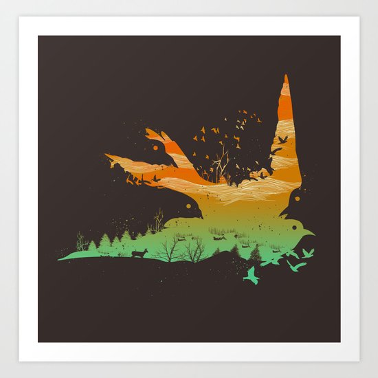 Fly Away Home Art Print
