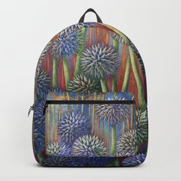 Echinops-Globe Thistle with Monarch Backpack